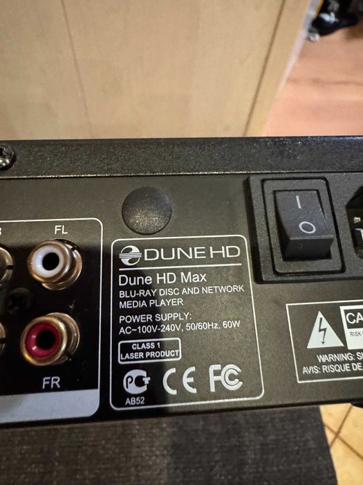 Dune HD MAX Hybrydowy odtwarzacz płyt Blu-ray / DVD oraz sieciowy HDD