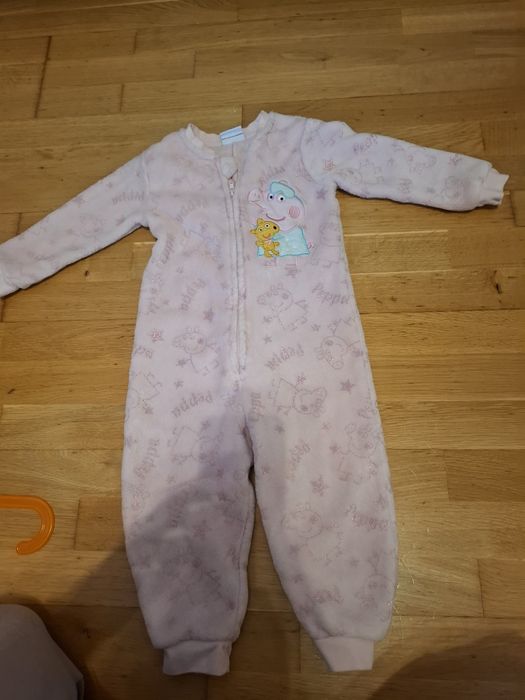 Флісовий ромпер, тепла піджама, теплий чоловічок, пепа