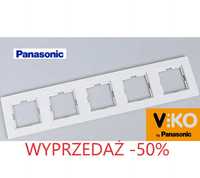 Panasonic VIKO Karre Ramka pięciokrotna biały – 90.96.02-64