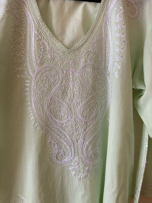 Blusa , tunica verde natura