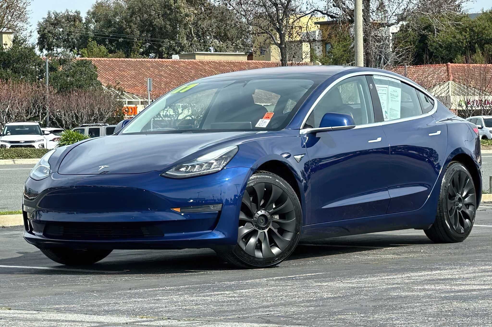 Tesla Model  3 2017 Blue