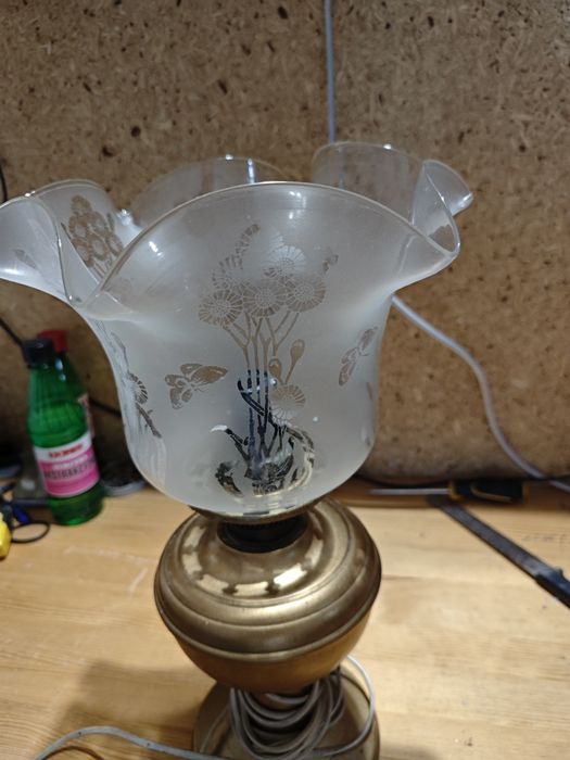 Lampa naftowa Stary klosz 42cm