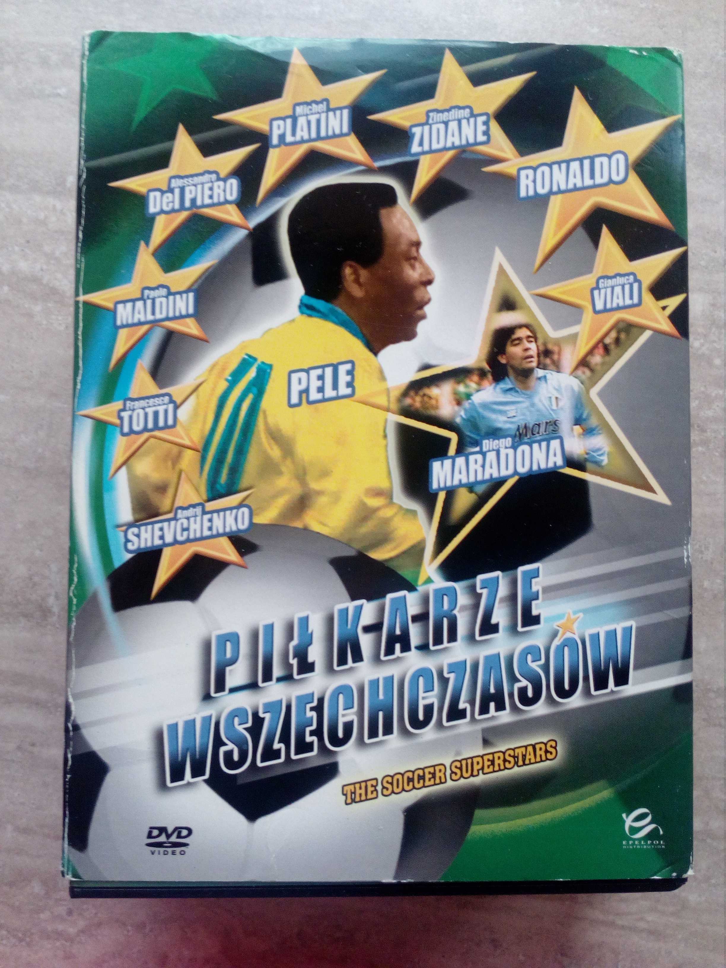 Piłkarze wszechczasów DVD kolekcja 5 płyt