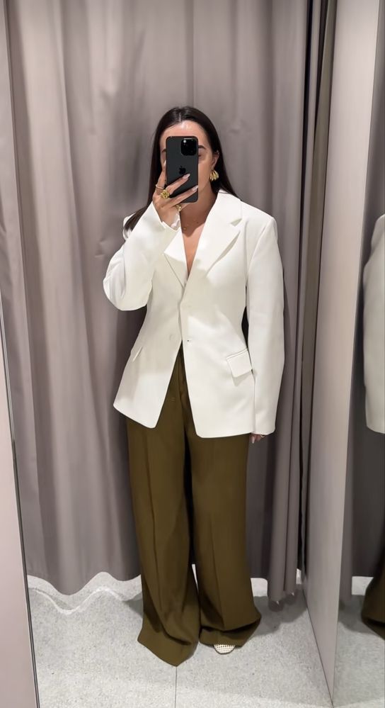 Блейзер піджак жакет зара білий педжак белый zara