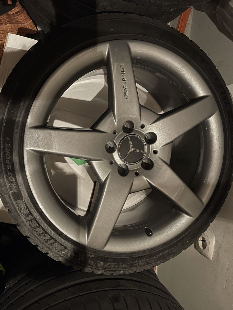 Jantes 18 mercedes AMG 2+2 com pneus Michelin Pilot Sport