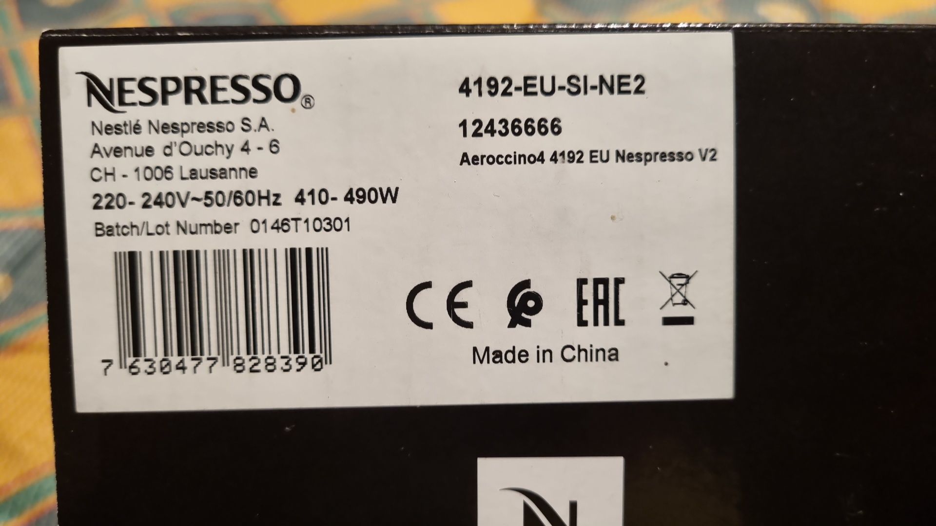 Aerocinno 4 da Nespresso