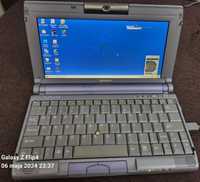 Stary Mini Laptop Sony PCG-C1XS Win98 PII 400MHz 64MB Ram 12gb Dysk