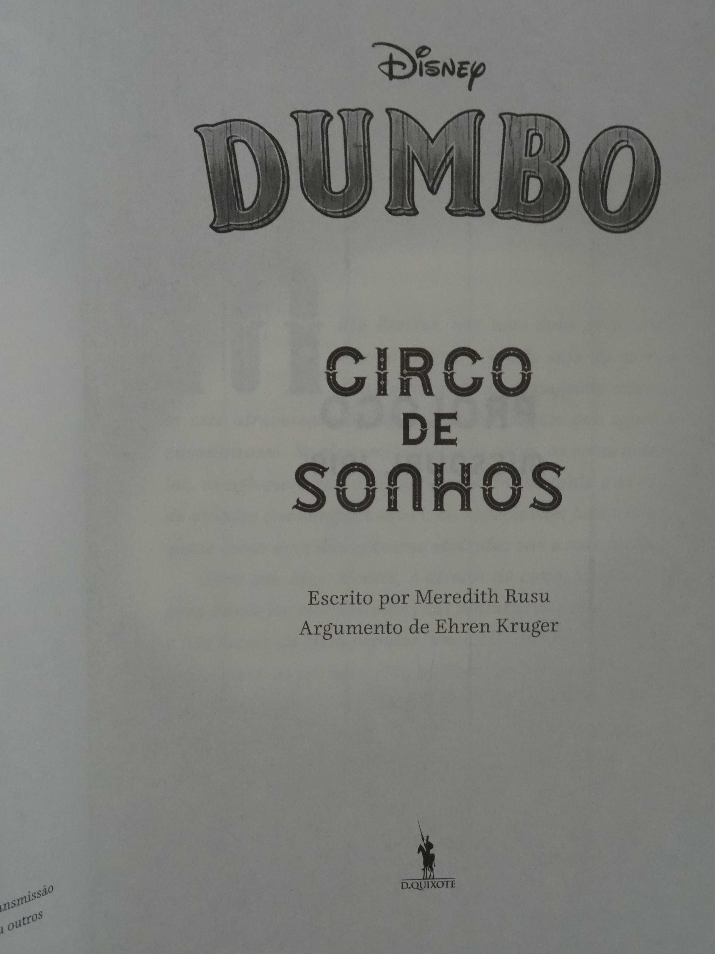 Dumbo - Circo de Sonhos  de Meredith Rusu - 1ª Edição