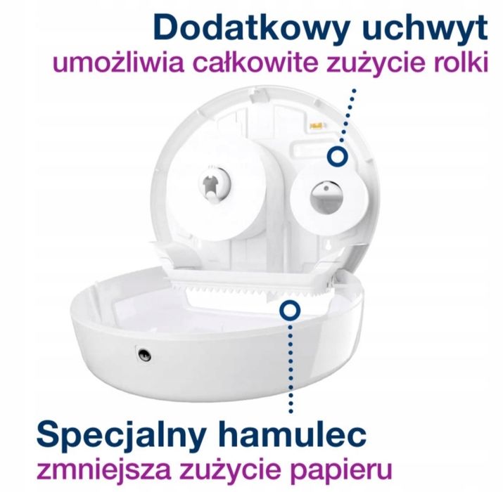 Podajnik Papieru, Pojemnik na papier Tork Mini Jumbo T2 Warszawa