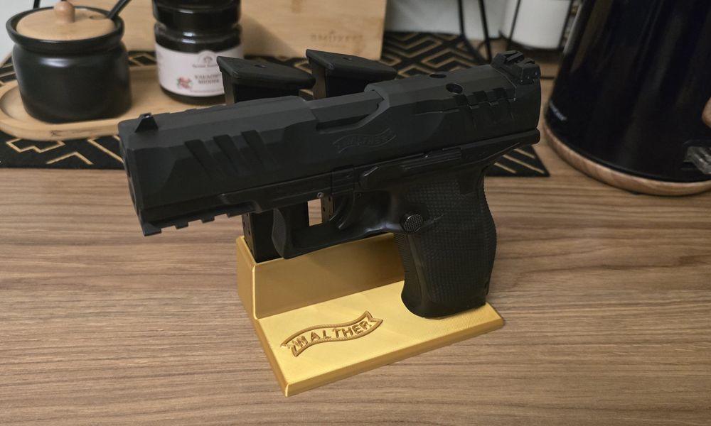 Stojak pod broń, pistolet walther pdp do wyboru różne kolory