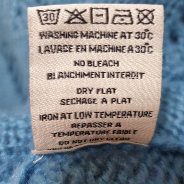 Sweter niebieski ażurowy 38 M