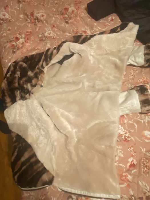 Белая дубленка ( косуха )