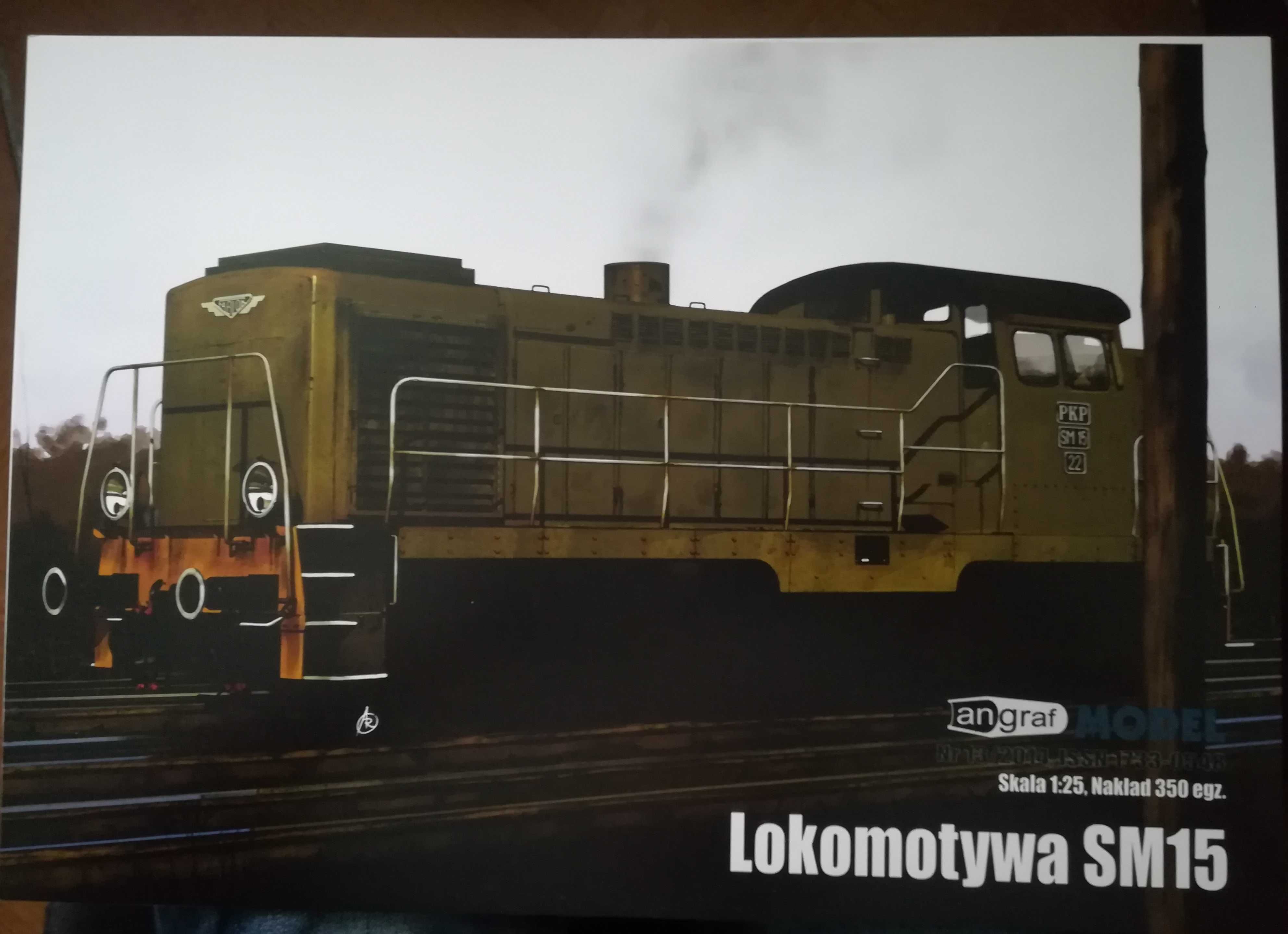 Angraf Lokomotywa SM15 model kartonowy