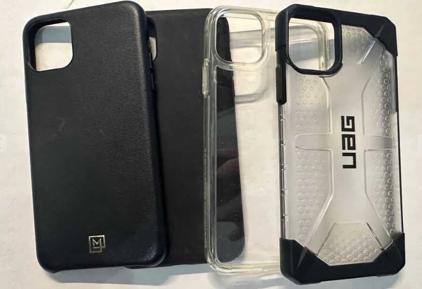 4 szt etui iPhone 11 PRo Max Urban Armore Plasma / Spigen x2 / Puro