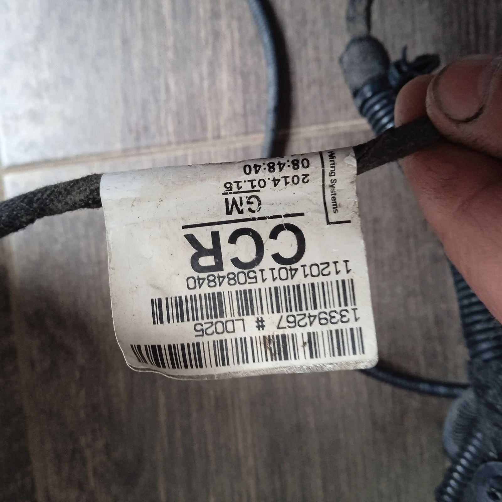 Проводка двигуна 2G9 13345094 опель астра j джей IV 1.7сдті 2014р.