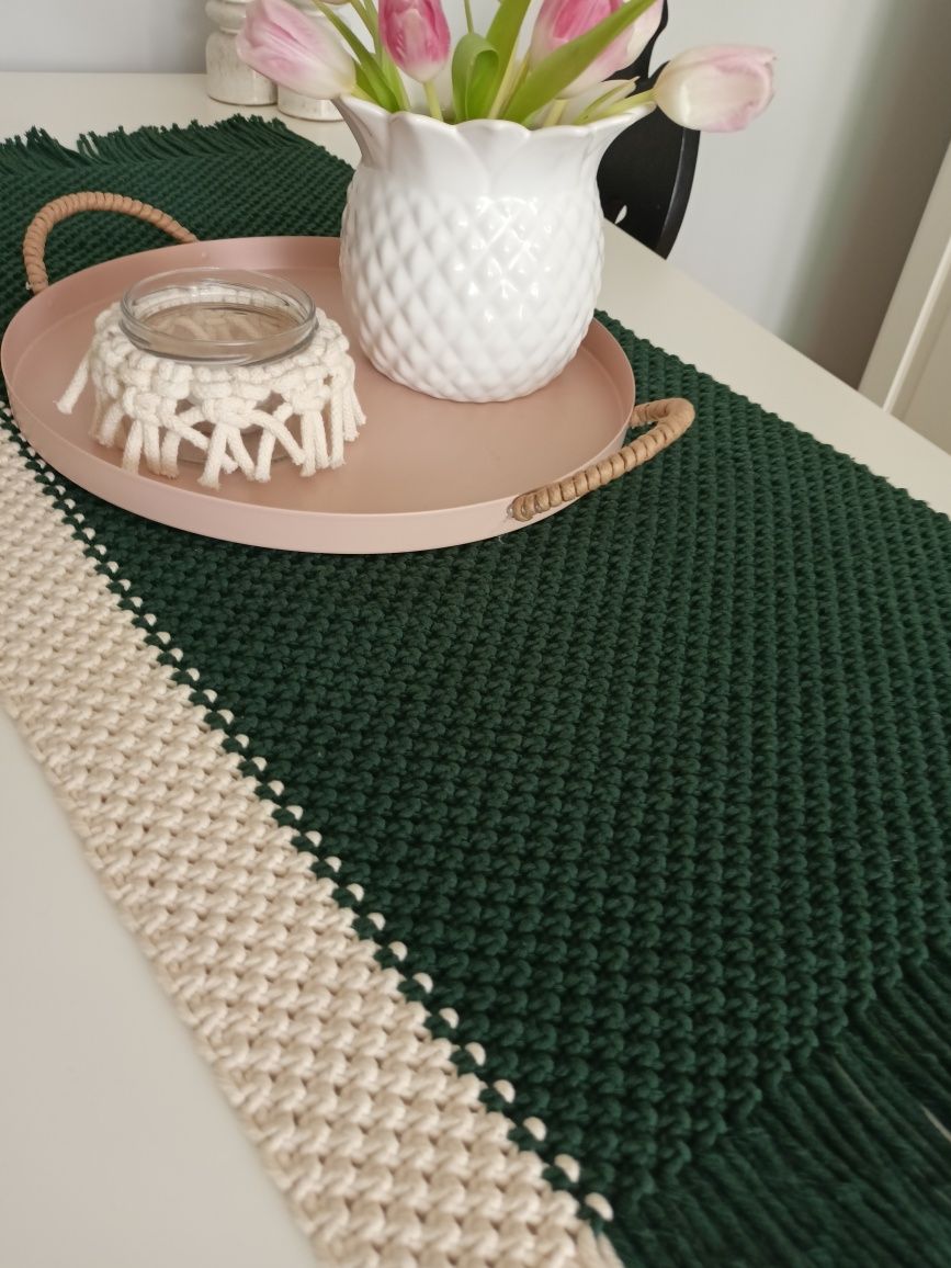 Bieżnik Boho 40/85 cm makrama