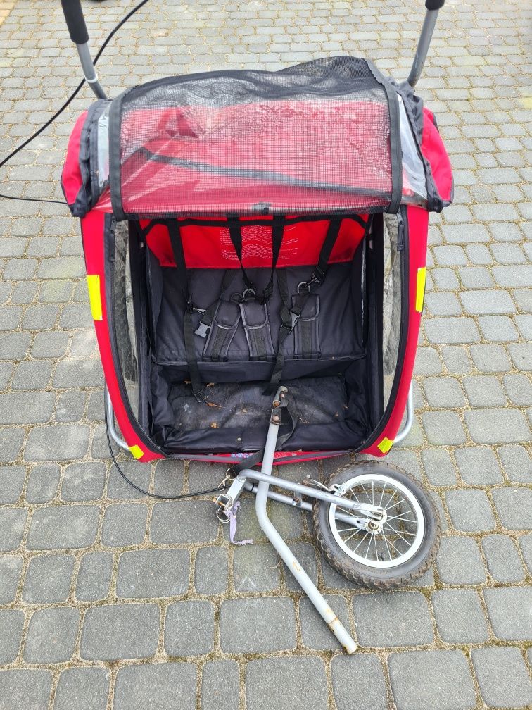 Przyczepka rowerowa do transportu dzieci. Jogger ( wózek)