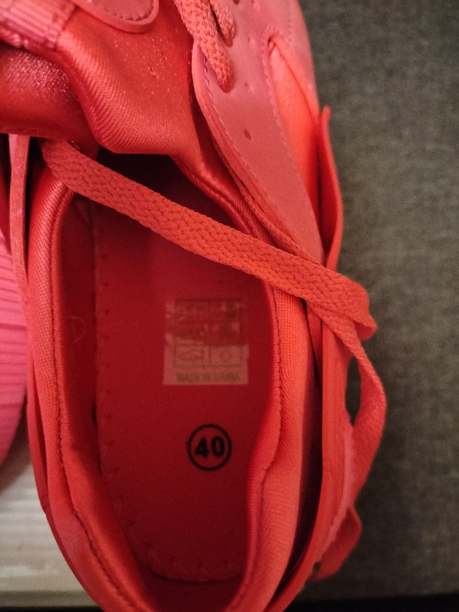 Buty sportowe damskie,różowe, 40, nowe