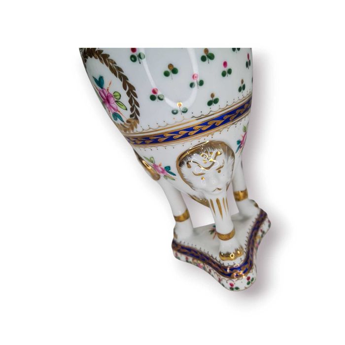 Taça Decorativa c/Tampa–Kaji Fine Porcelain Japan(27 cm)–Pintada à Mão