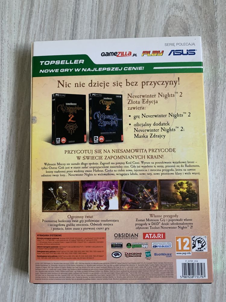 Gra PC Neverwinter Nights 2 Złota Edycja