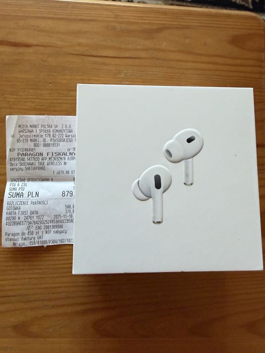 Apple airpods 2 pro DOWÓD ZAKUPU