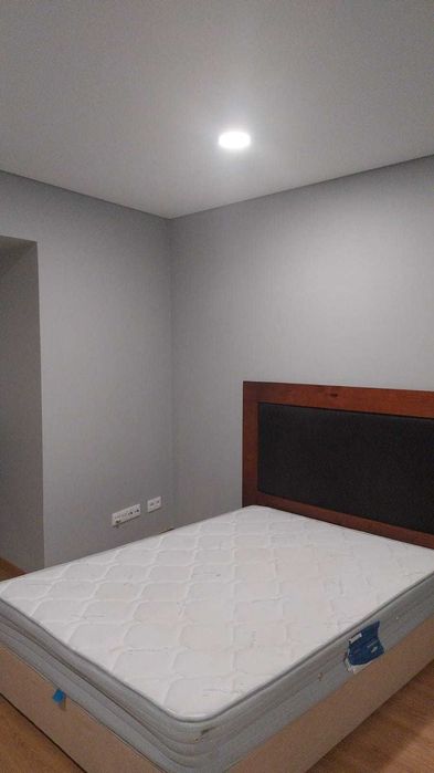 Cama Box Casal + Cabeceira + Colchão