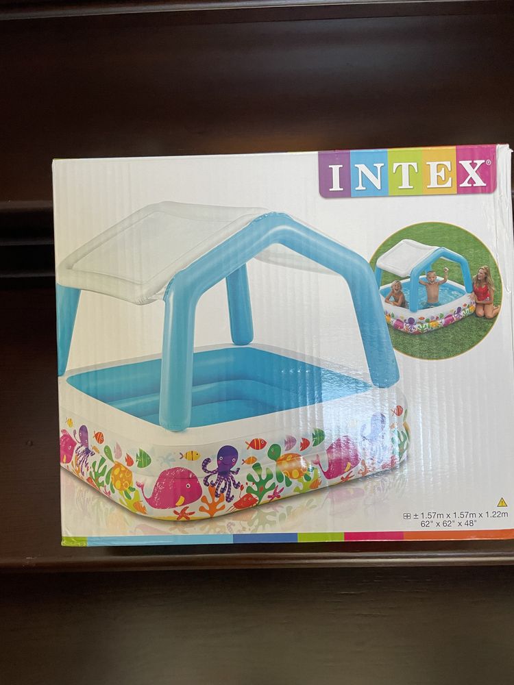 Дитячий надувний басейн intex