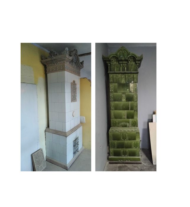 Kafle piecowe RÓŻNE WZORY KOLORY stare zabytkowe kafle na Piec Kaflowy