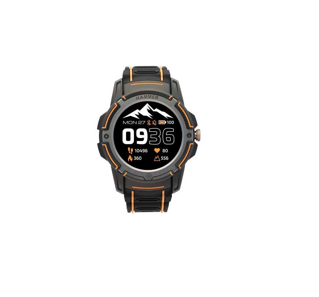 Smartwatch HAMMER Watch Plus Czarny / RATY