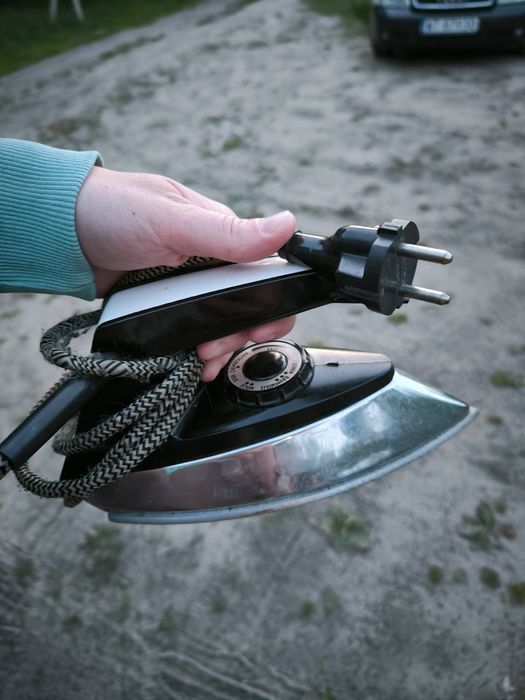 Dezamet żelazko retro PRL stare loft