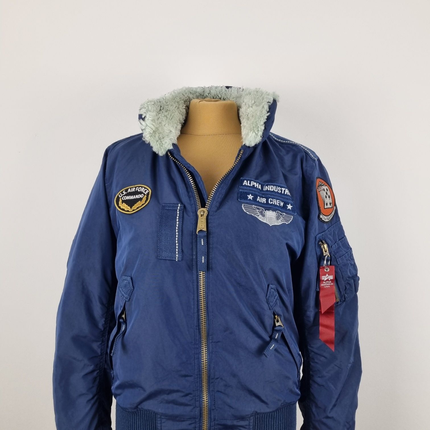 Alpha Industries U.S Air Force Commando 77th Fighter SQ Granatowa Pilo