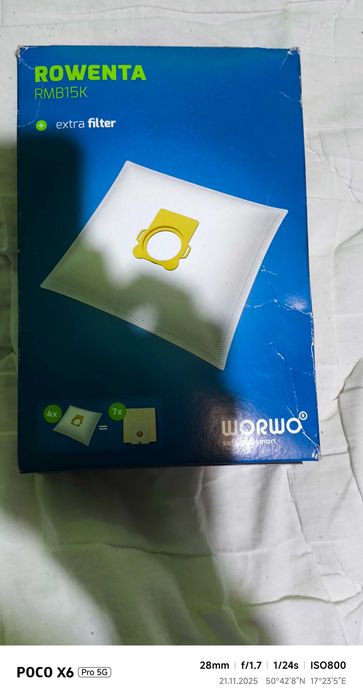 Worki do odkurzacza Rowenta RMB15K WORWO 8 szt.