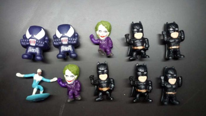 brinquedo super-heróis marvel comics batman joker super-homem boneco