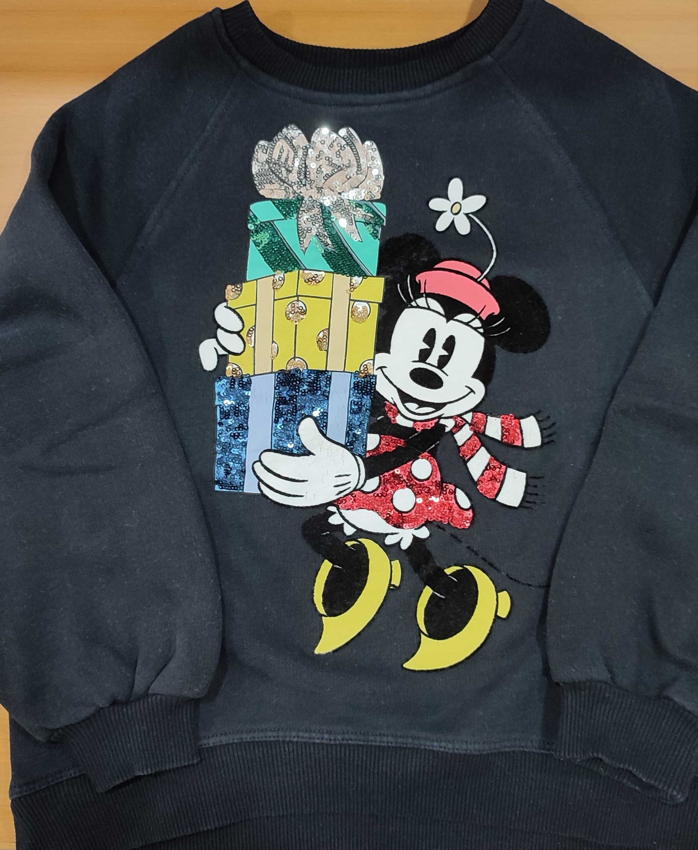 4 Sweatshirts Mickey/Minnie/Snoopy - Marca Zara - 6 anos - 3 euros