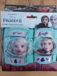 Ochraniacze Frozen II dla dziewczynki na kolana, łokcie