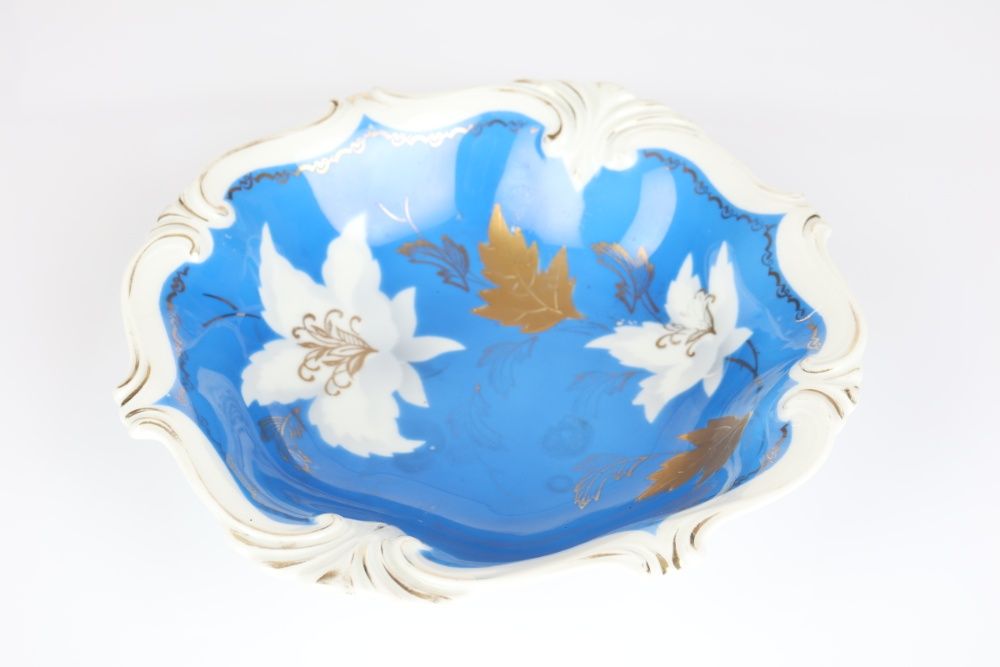 Piękna patera Tillowitz Porcelana do 1945 roku Rar Antyk 21x21cm