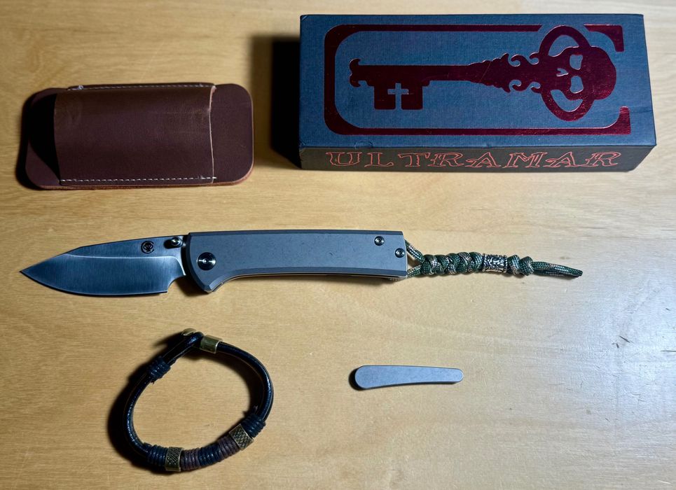 Nóż Jufule wzór Chaves Knives Scapegout M390 Titanium Drop Point