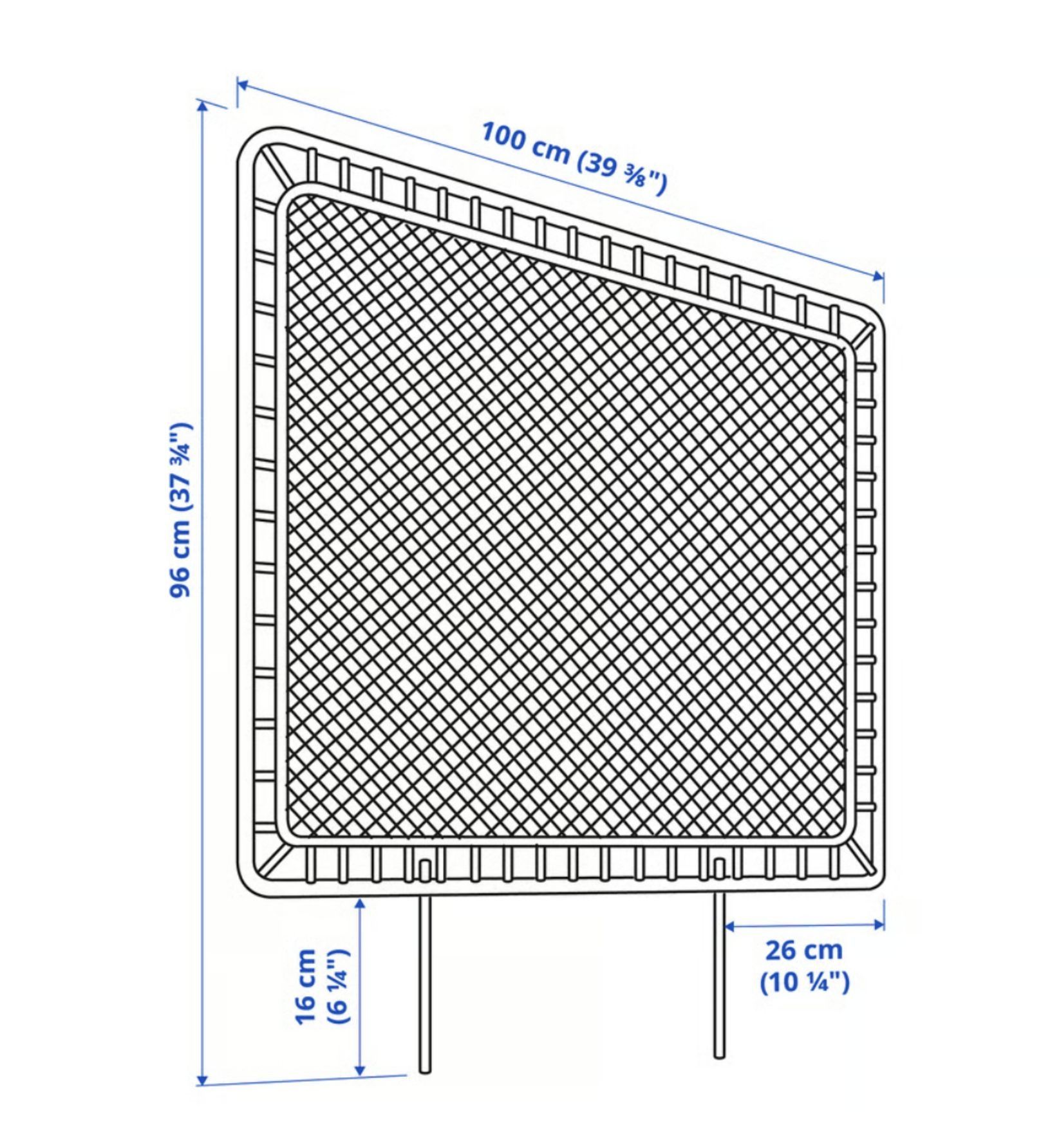 Szczyt rattanowy Ikea wezgłowie nowy