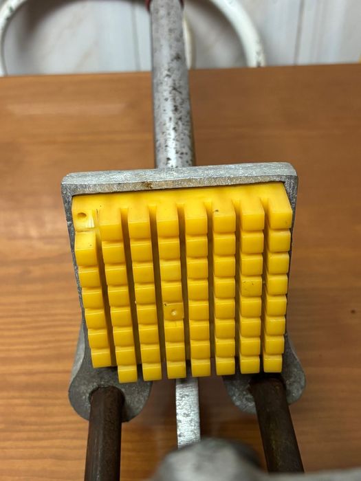 Fritadeira industrial e cortador batatas