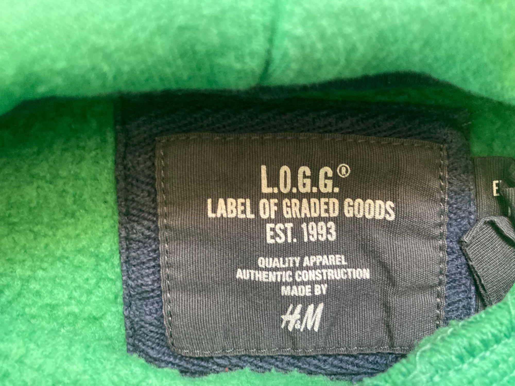 NOWA ciepła Bluza chłopięca H&M zielona rozm 98/104 cm