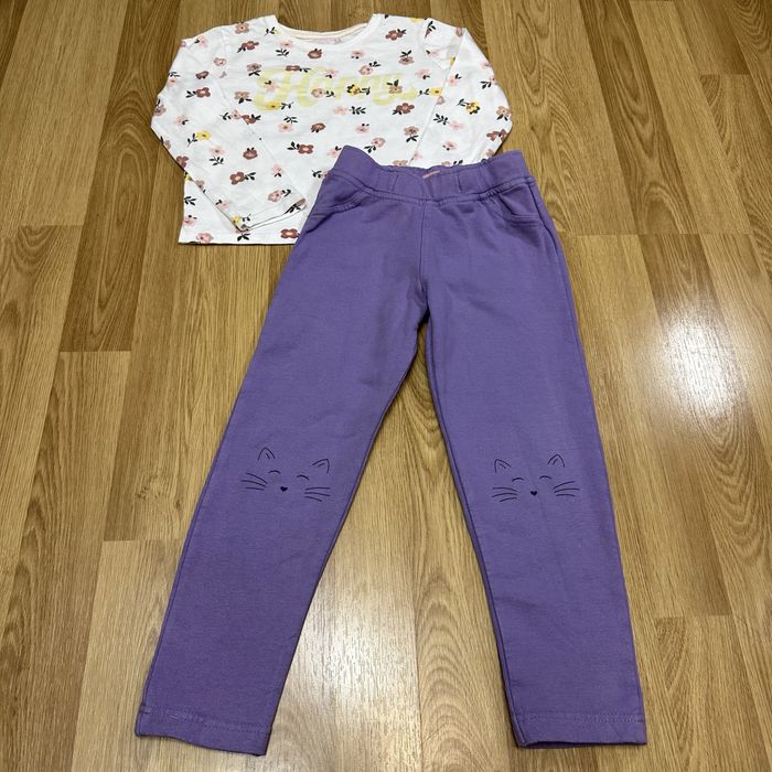 Зимова курточка теплий светр джинси лосіни кофта дівчинці 3 4 98 104