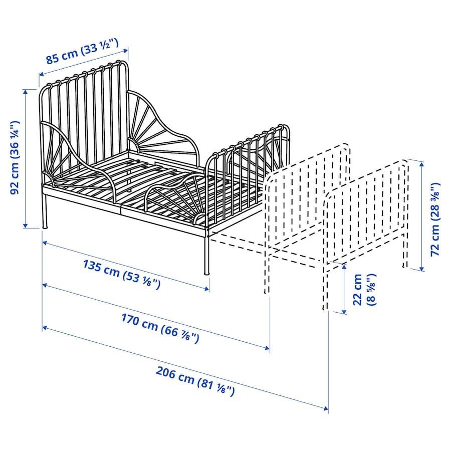 Różowe łóżko ikea dla dziewczynki