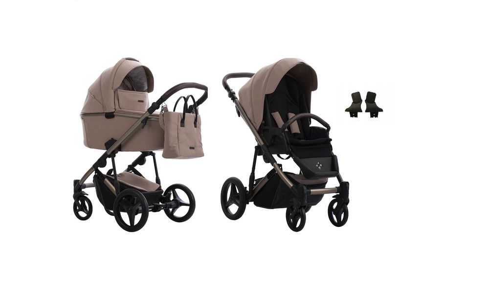 Wózek wielofunkcyjny BEBETTO LOREN SAND 02 Beżowy 2w1/3w1/4w1 OD RĘKI