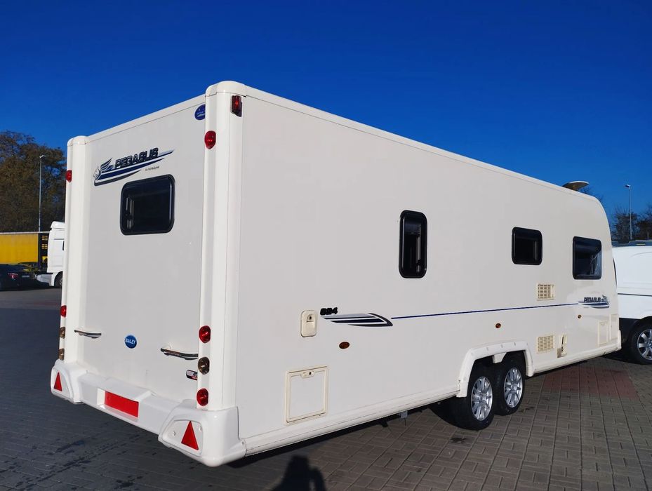 Bailey PEGASUS. WŁĄCZ FILMIK !!! 1 WŁAŚCICIEL. JAK NOWA. WERSJA VIP. FULL WYPOSAŻENIE. NOWY SOLAR i PRZEDSIONEK. REJ.PL  OKAZJA !!! LUKSUSOWA przyczepa kempingowa. 100% sprawna technicznie !