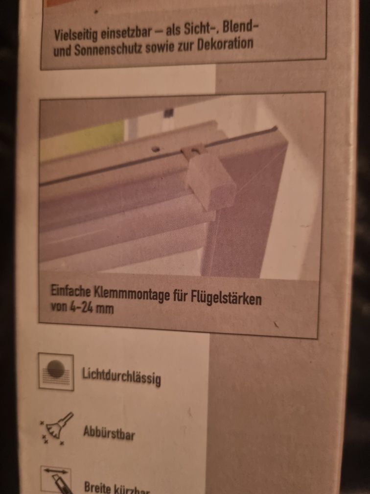 Roleta biała 100x130