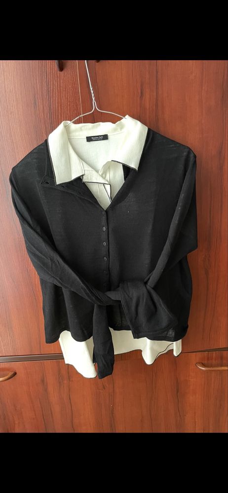 Lekki kardigan Massimo Dutti  wełna