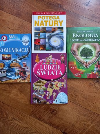 Sprzedam zestaw 4 książek edukacyjnych dla dzieci