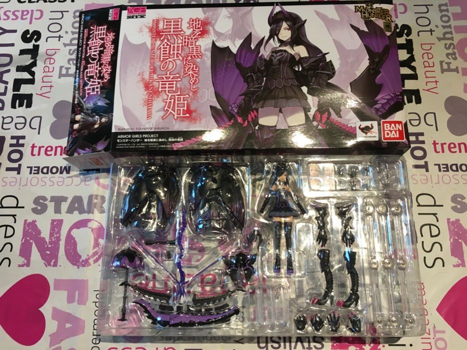 Monster hunter agp action figure tamashii mix dark princess gore magal