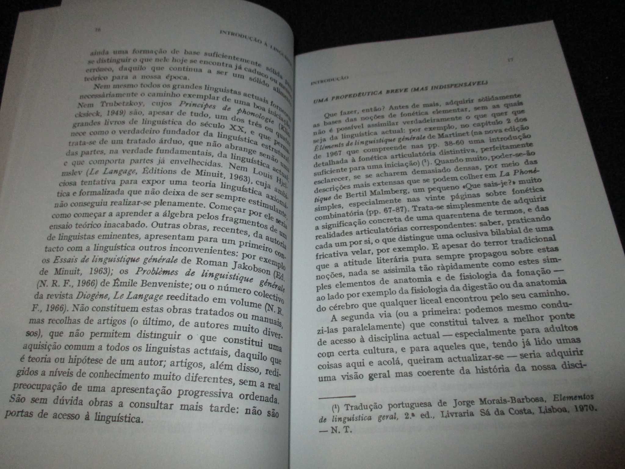 Livro Introdução à Linguística Georges Mounin Livros Horizonte