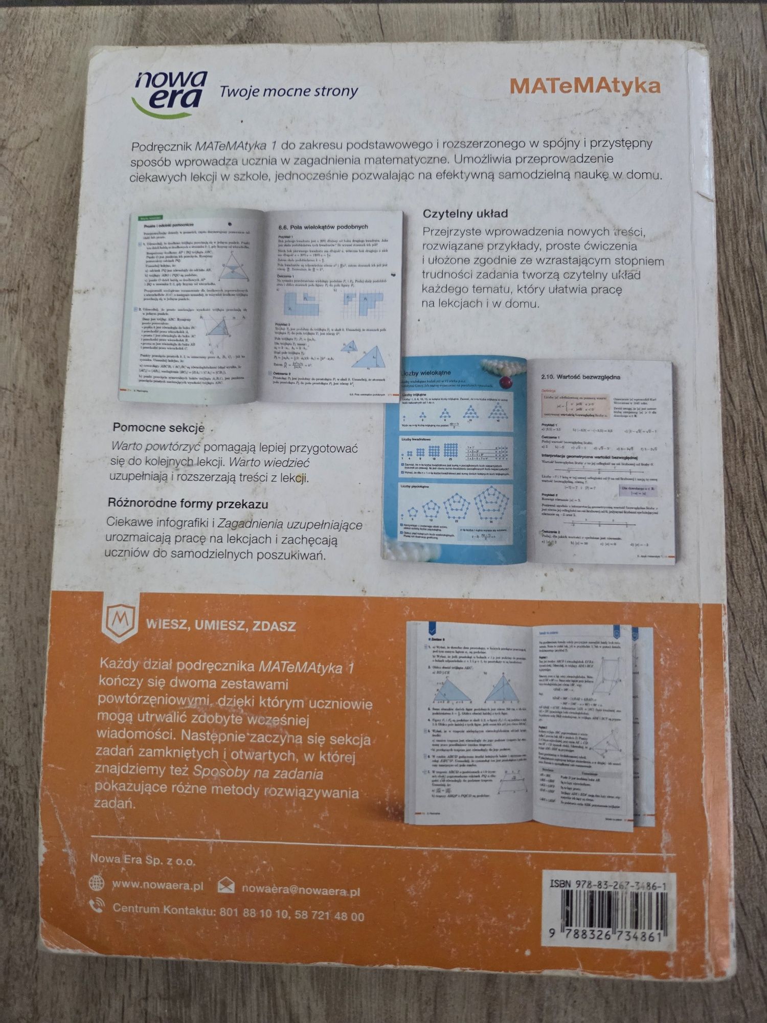 Podręcznik Matematyka 1 zakres podstawowy i rozszerzony